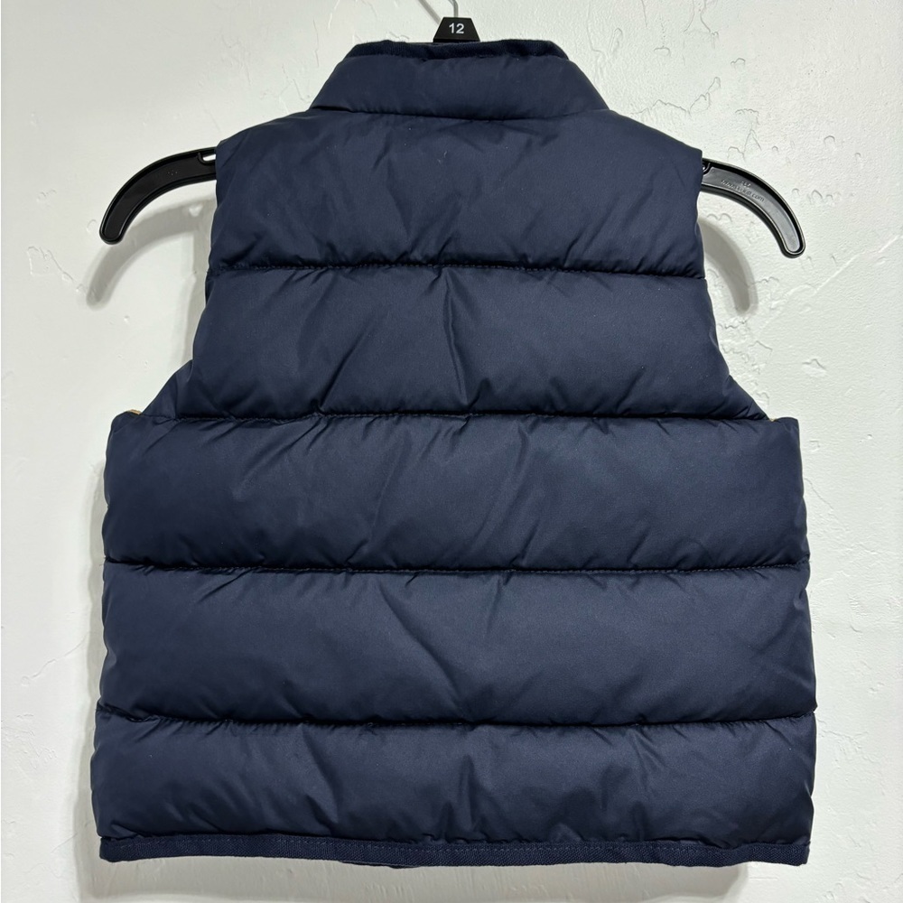 babyGap Navy Blue Boys Puffer Vest Jacket Full Zip Size 4 - Picture 5 of 6